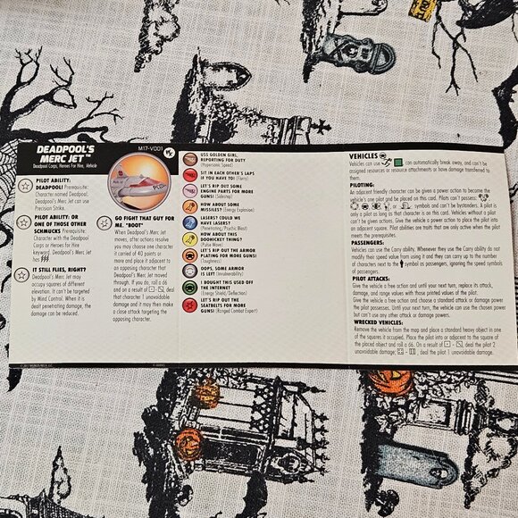 Marvel Wizkids Heroclix - M17-V001 - Deadpool's Merc Jet Vehicle Figure Limited - Picture 7 of 8